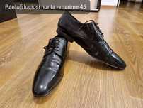 Pantofi luciosi nunta barbat