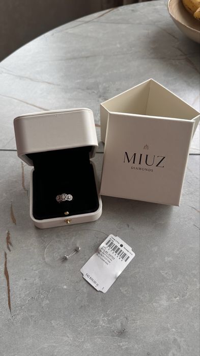 Кольцо MUIZ с бриллиантами, золотое 585