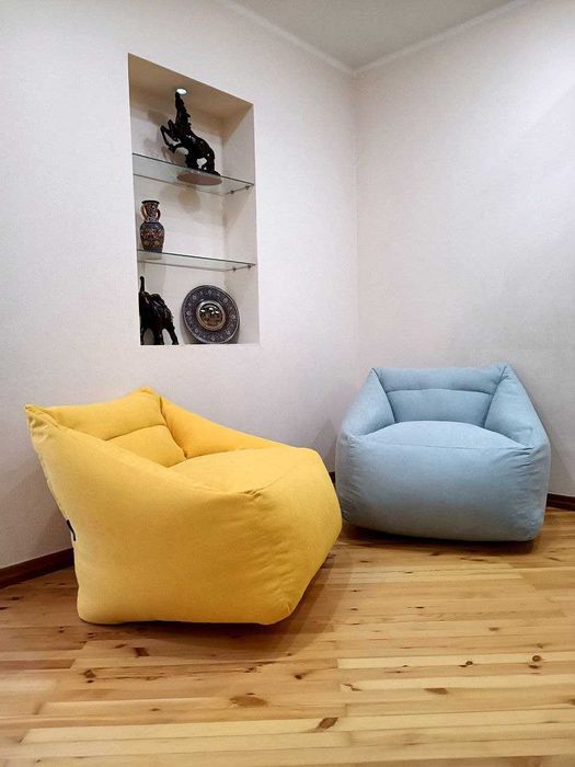 Квадро Бескаркасное кресло бинбэг