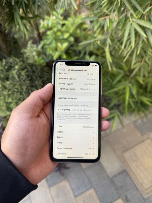 Iphone X Ayfon X LL/A 256gb oq sotiladi tel ideal aybi yo face ishlidi