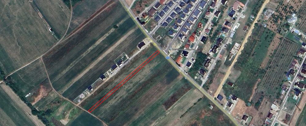 Teren intravilan 1600 m², cu ieșire la DJ717 – Comuna Aninoasa