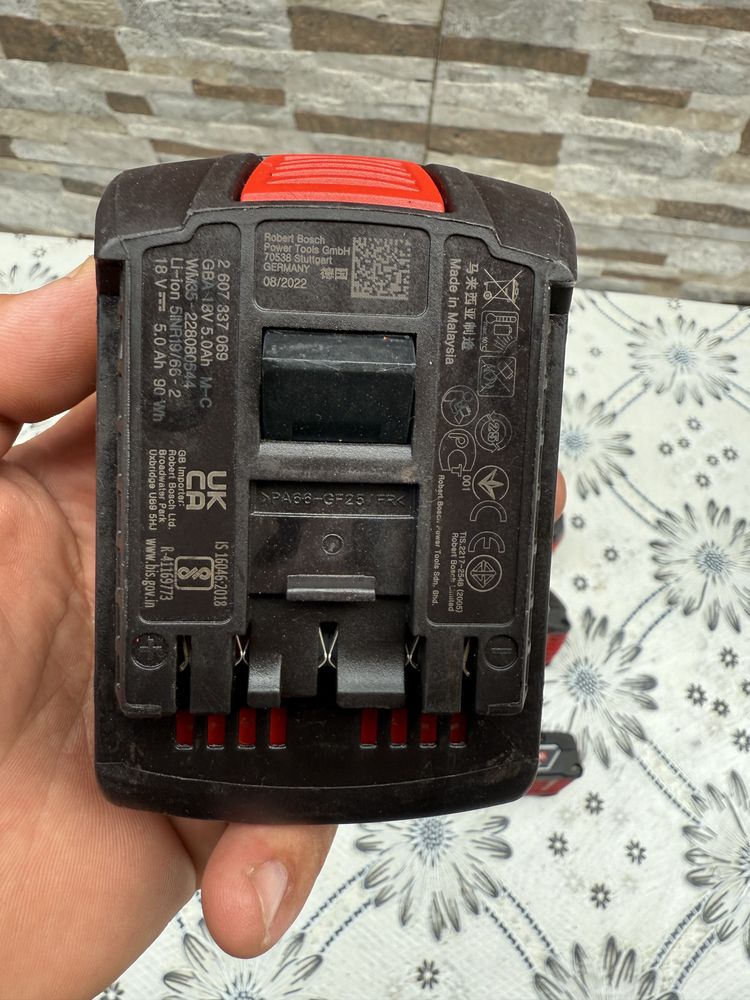 Акумулаторна батерия Bosch GBA, 18 V, 5.0 Ah,