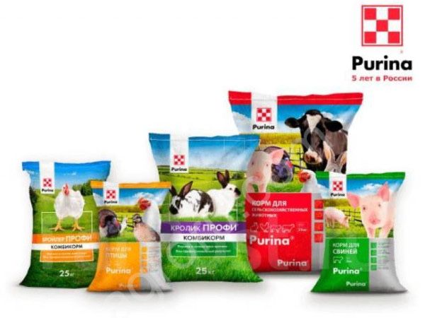 Комбикорм  PURINA в ассортименте