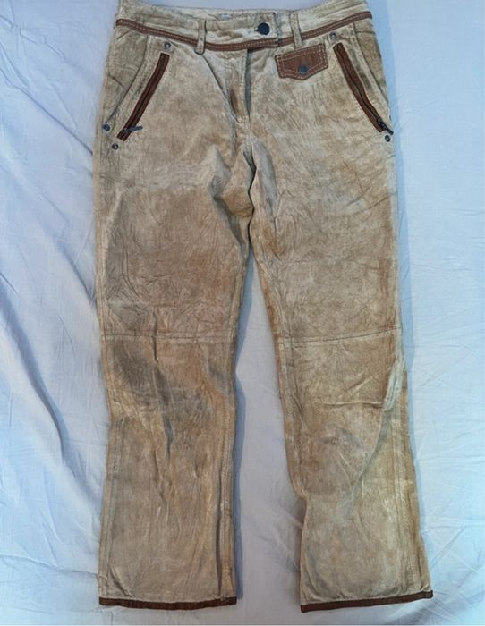 Pantaloni Stefanel suede