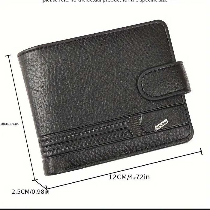 Мъжки Слим Бизнес Портфейл - Висококачествена PU Кожа