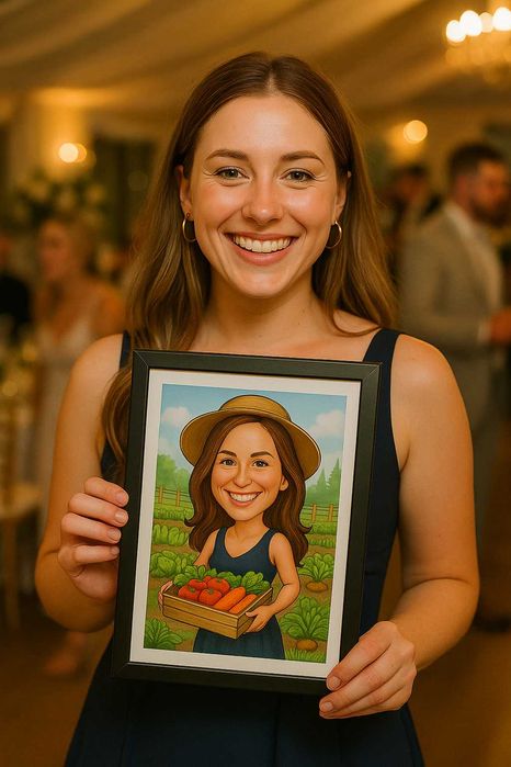 Cadouri Femei, Barbati, Tablouri Portrete Caricaturi Personalizate