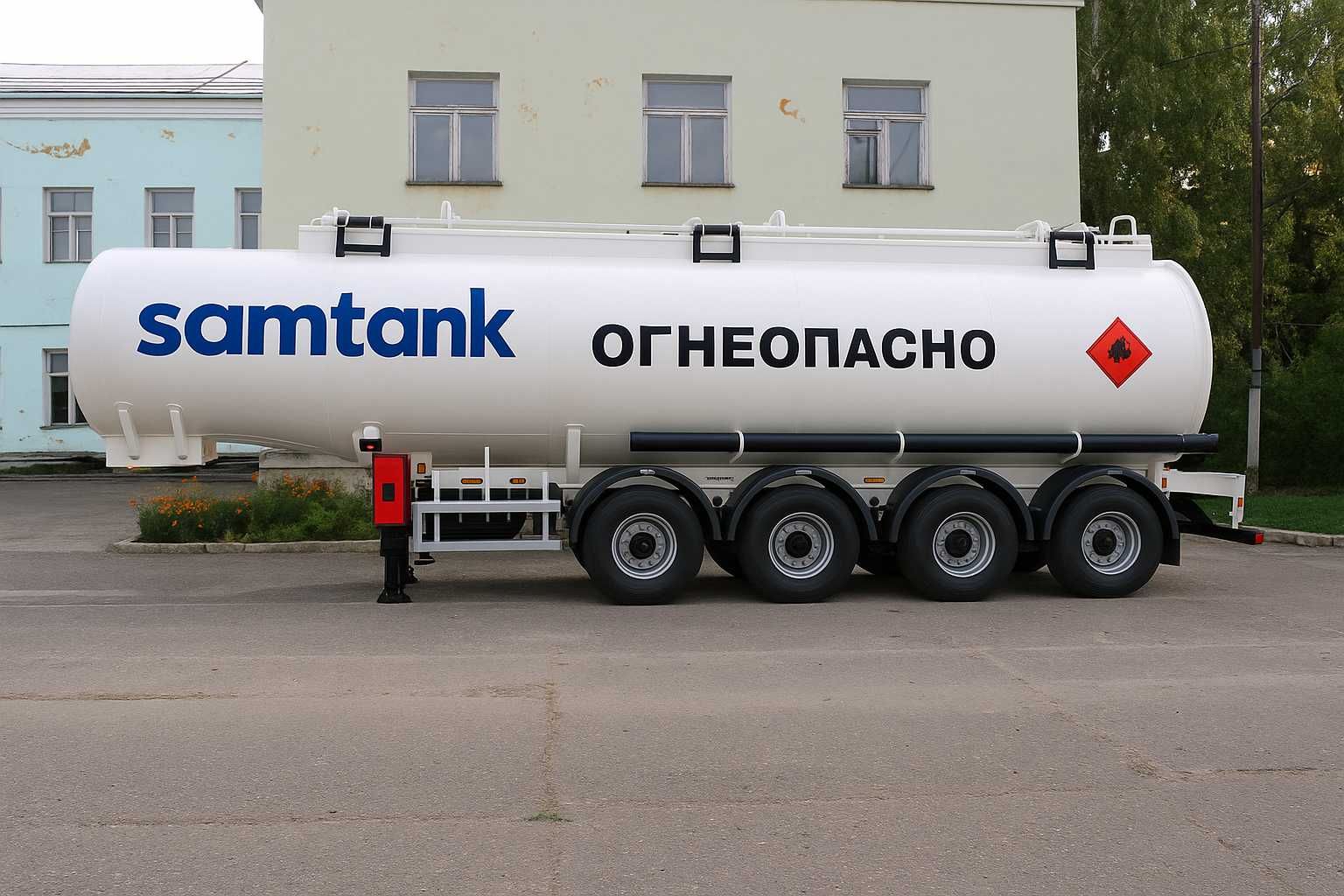 Бензовоз Турция 34м3 4 оси SAF samtank
