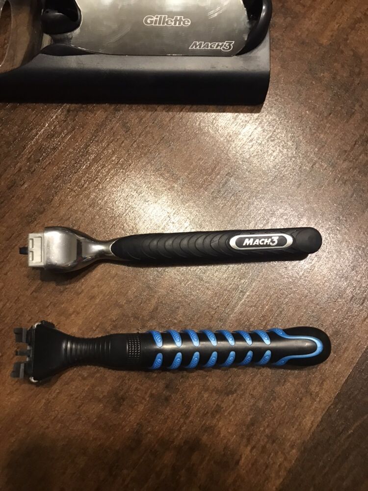 Gillette Mach 3 и Gillette Blue 3