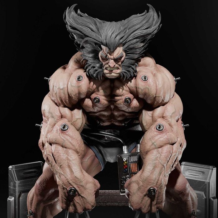 Figurina 3D din Rășină - Wolverine Weapon X