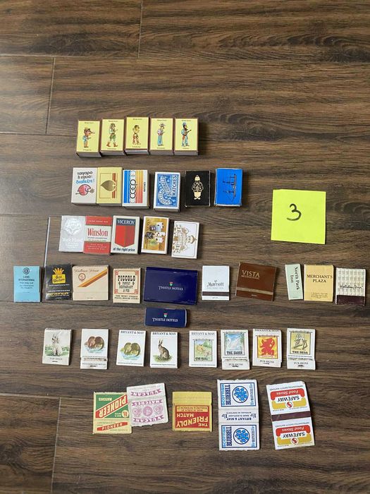 Продавам различни комплекти кибрити