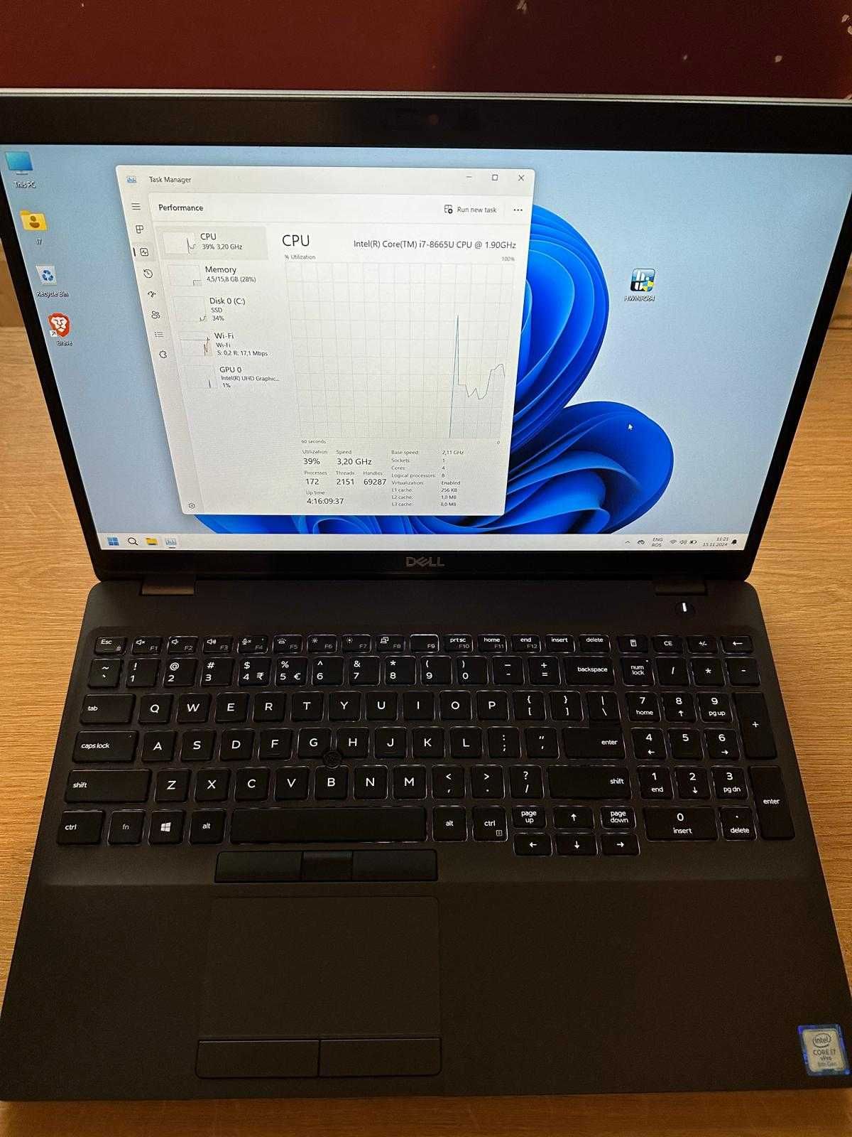 Laptop Dell Latitude 5500 I5 8365U sau i7-8665U 16GB SSD 500 GB