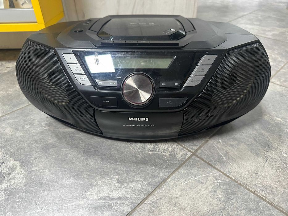 Радиокасетофон Philips AZ787/12, CD, MP3-CD, USB, FM