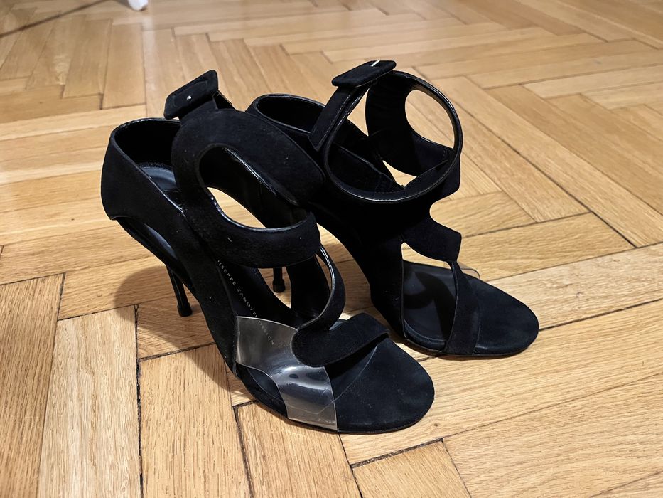 Sandale Giuseppe Zanotti Mistico Wavy Suede/PVC 38