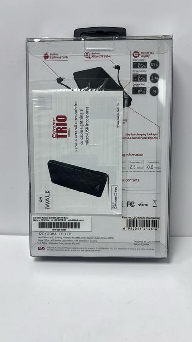 Baterie Externa iWalk Extreme Trio 10000 mAh -B-