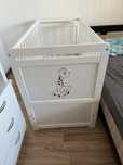 Patut din lemn 120 x 60 cu saltea