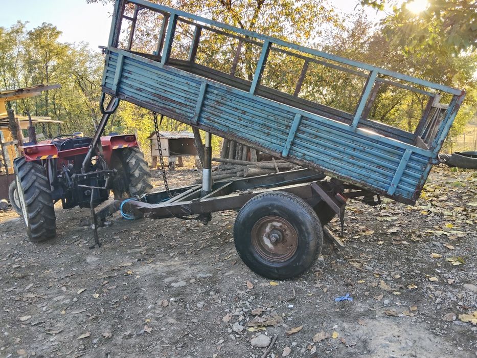 Remorca Monoax basculabila