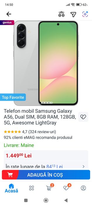 Vând sau schimb Samsung Galaxy a56 5g