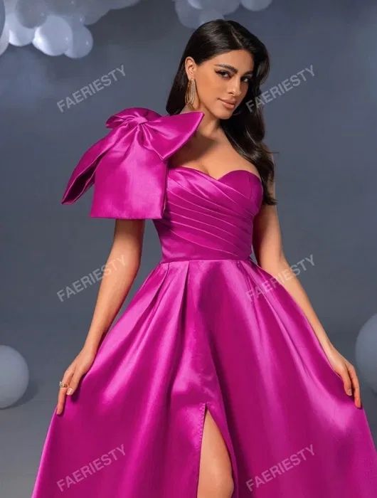 Rochie elegantă + cercei fundiță