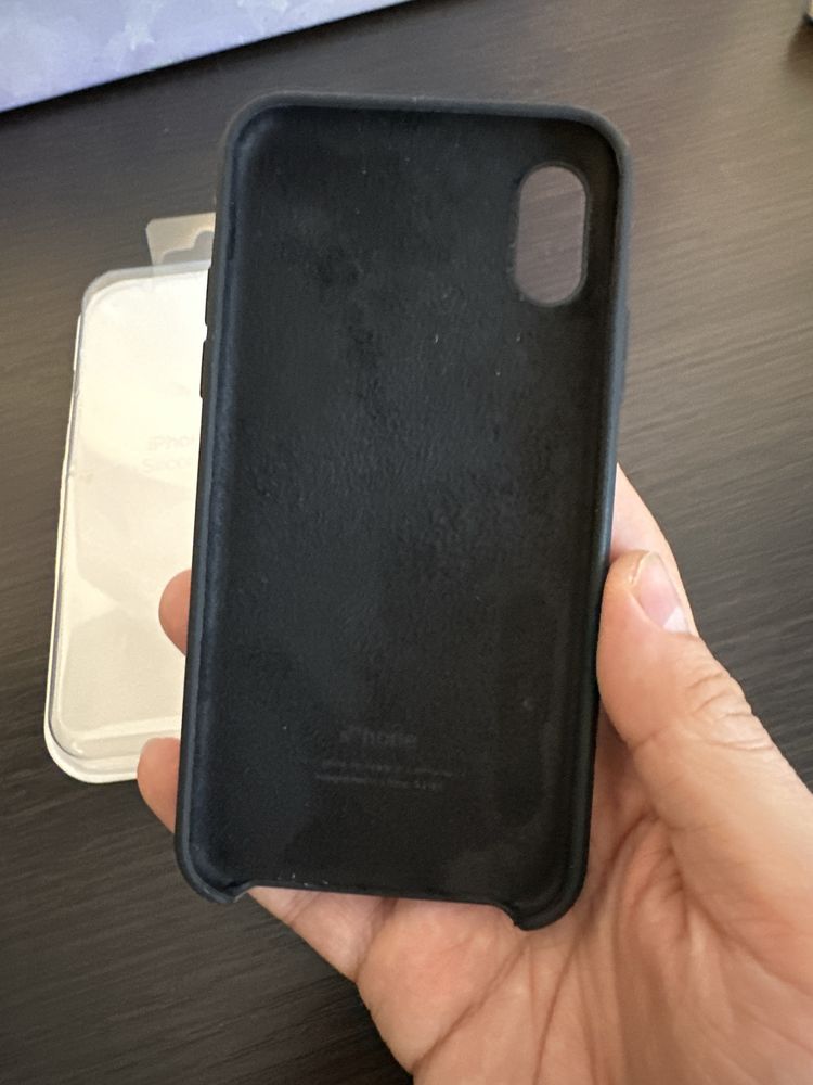 Husa silicon IPhone X/XS Neagră