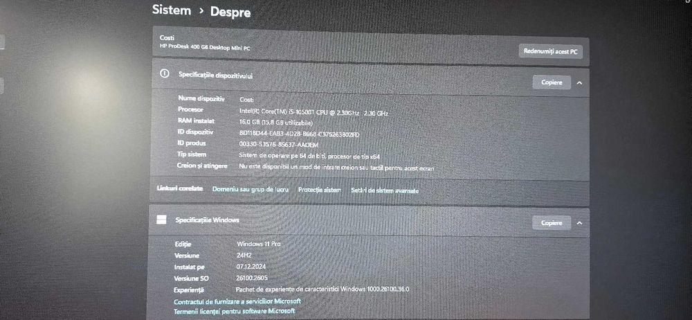 Desktop HP ProDesk 400 G6