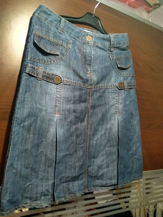 Vesta blugi dama noua , fusta blugi