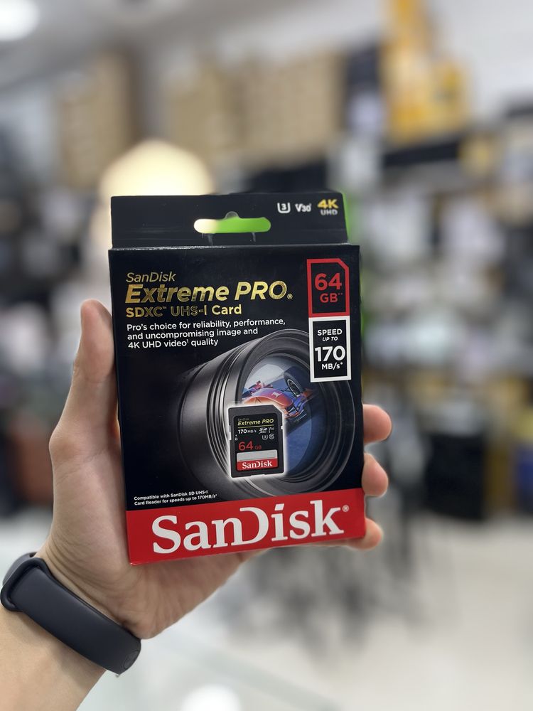 SanDisk Extreme PRO флешка для фотоапарата Sd