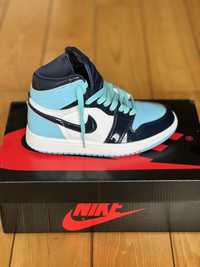 Air Jordan 1 Retro High UNC Patent Nike Tie Dye  4 University Blue