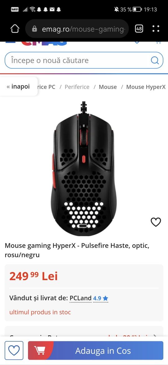 Hyperx pulsefire haste