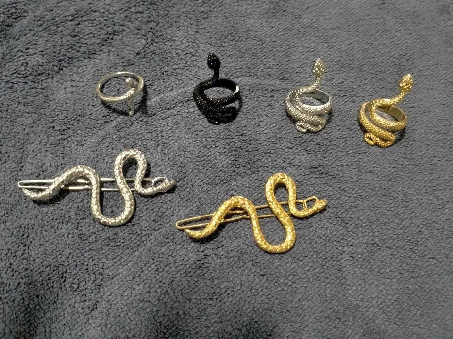 Оригинальные кольца и заколки