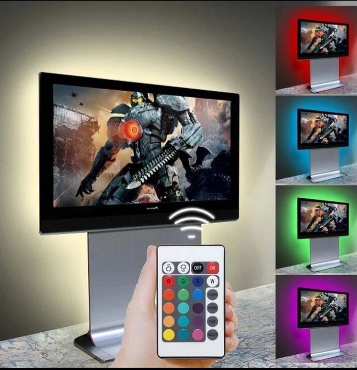 Banda led RGB cu mufa USB și telecomanda