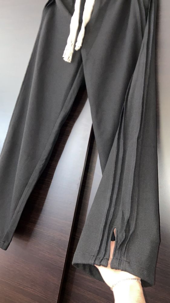 Pantaloni Largi Rick Negru Unisex M-L