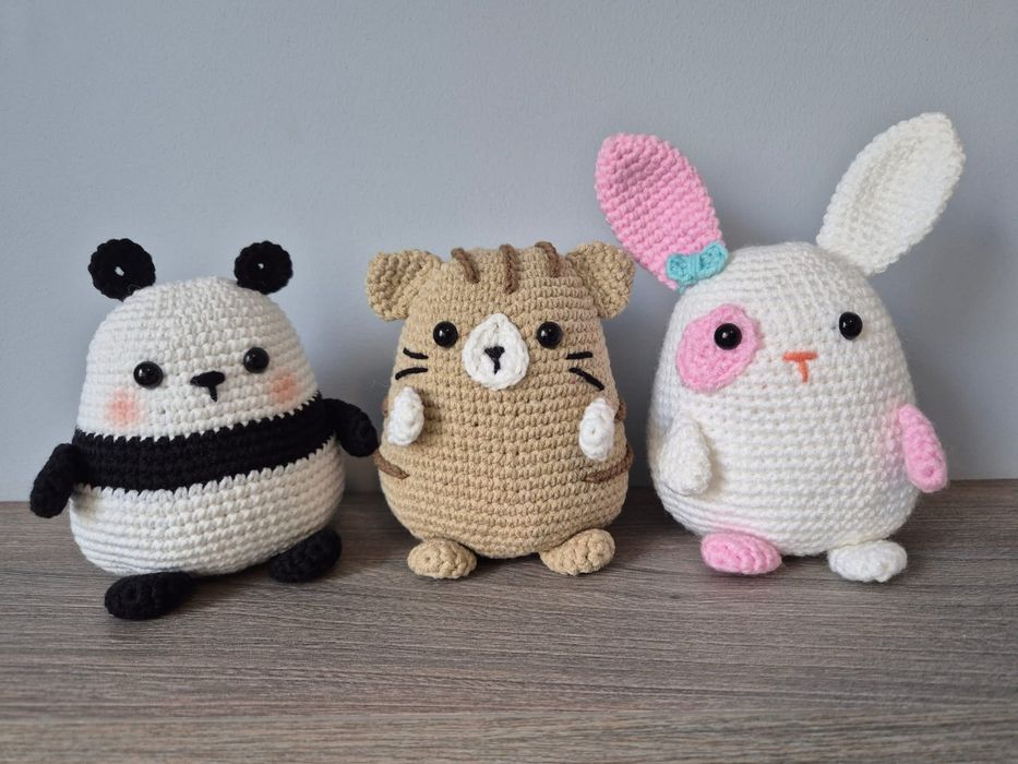 Плетени играчки от прежда