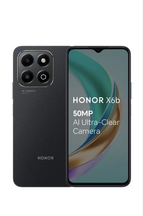 honor x 6 b negru