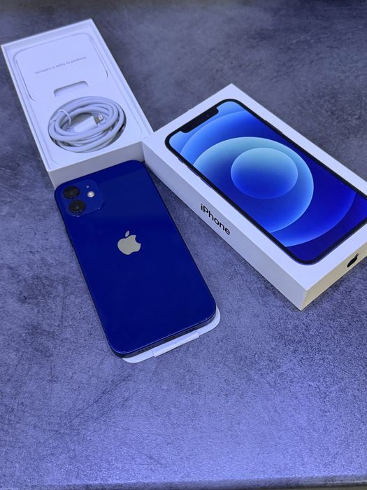 Бартер като нов iPhone 12 128gb blue 100-%