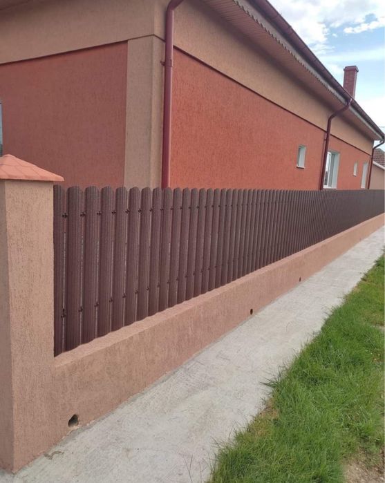 Garduri din sipca metalica, panou tip jaluzele, tabla, plasa si BCA