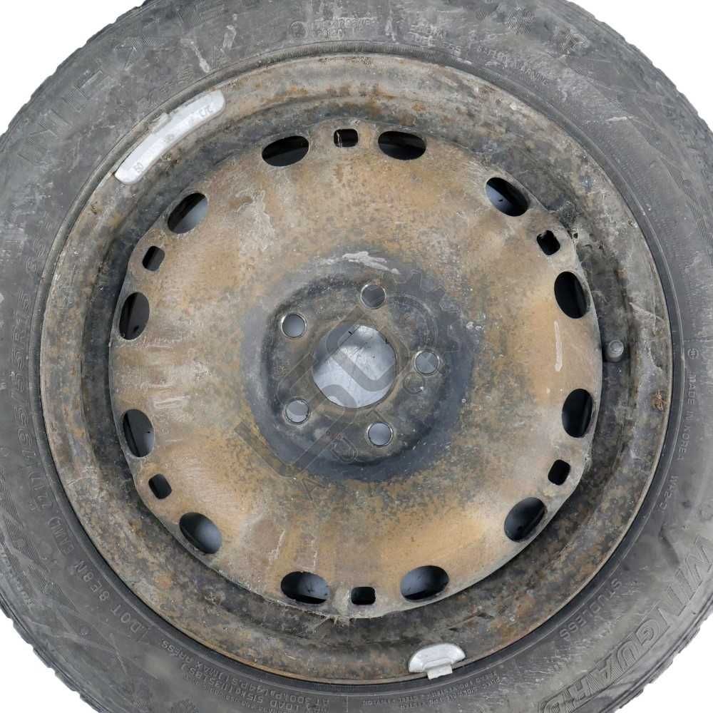 Стоманени джанти 5x100 с гуми R15 Skoda FABIA II 2007-2014 ID:143753