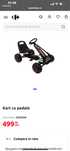 Kart copii tosu cu negru