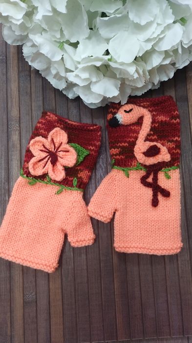 Дамски ръкавици без пръсти