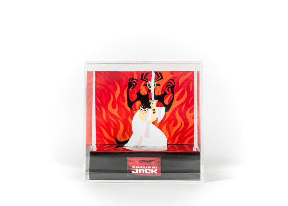 Samurai Jack and Aku - Диорама