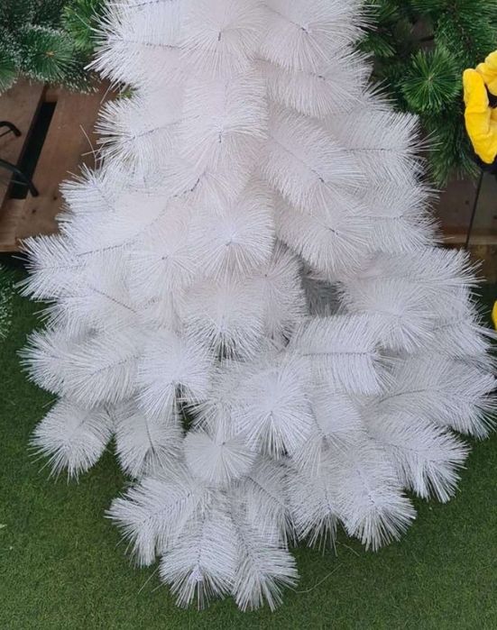 Изкуствена коледна елха - бяла