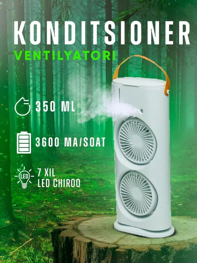 Ikki boshli purkagichli kondisanir sotuvda