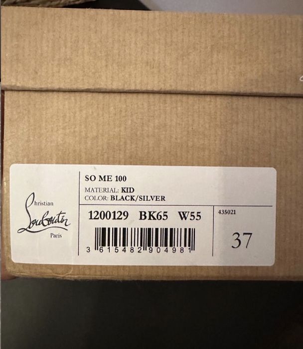 Christian Louboutin So Me 100 size 37