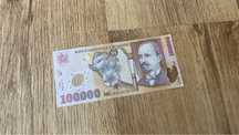 Bancnota Colectie 100000 lei 2001 Nicolae Grigorescu Seria A Ca Noua