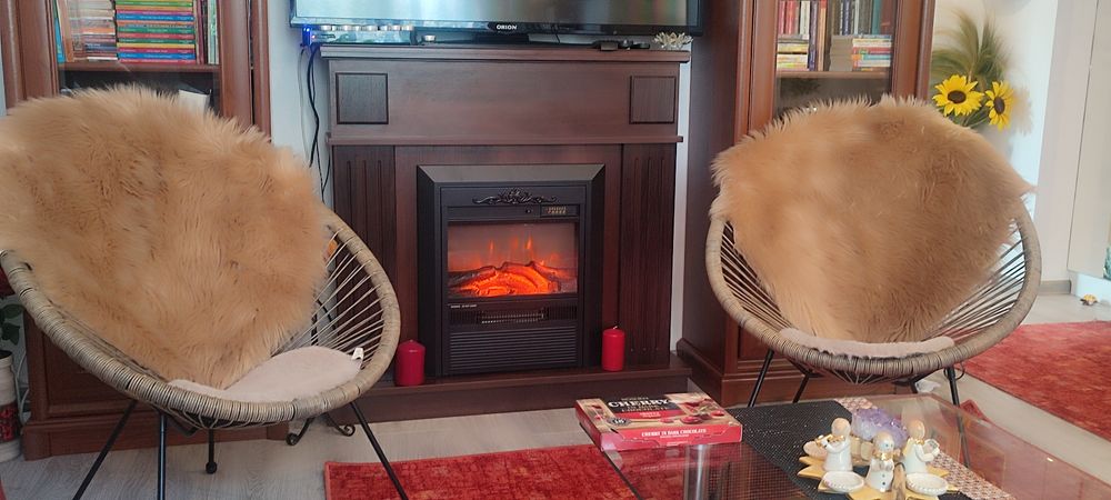 Scaune poliratan noi, culoare natur