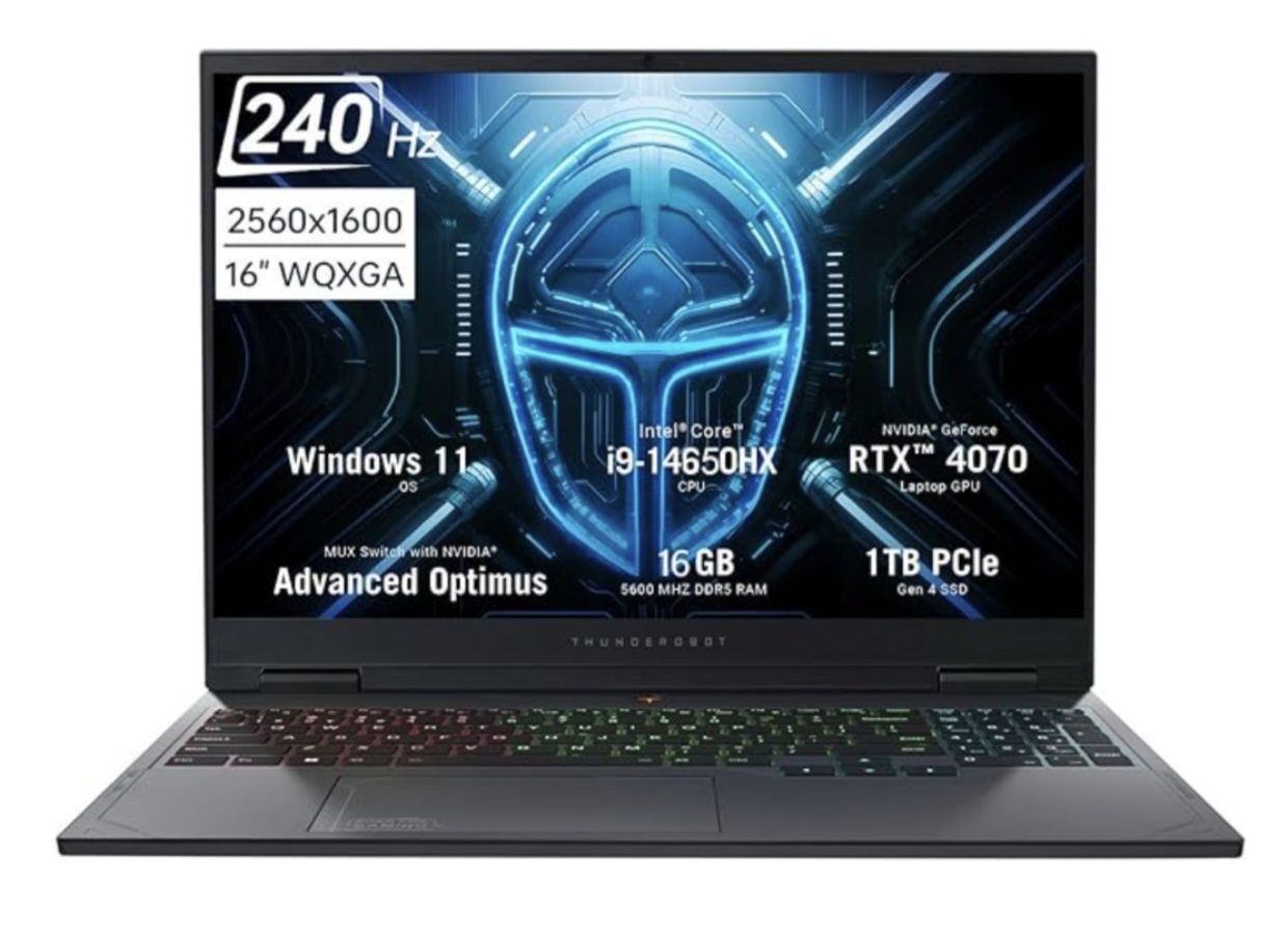 Ноутбук i9 ThundeRobot RTX 4070
