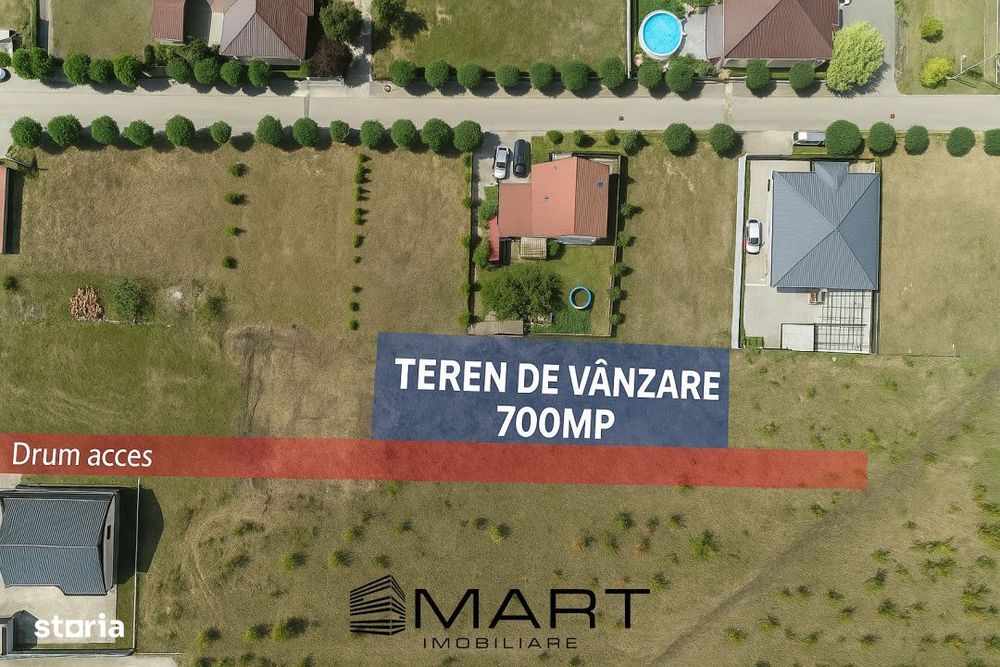 Teren intravilan 700mp cu utilitati si PUZ in Cartier Bavaria