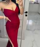 Rochie nunta / rochie eleganta rosie/ Marimea M (38)