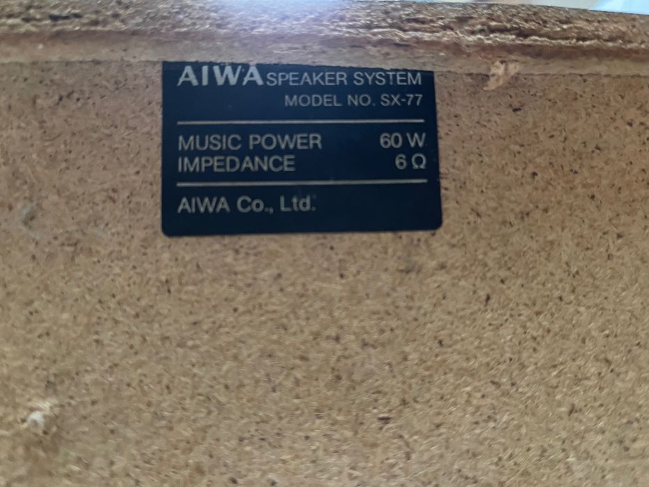 Set boxe AIWA sx 77 60w