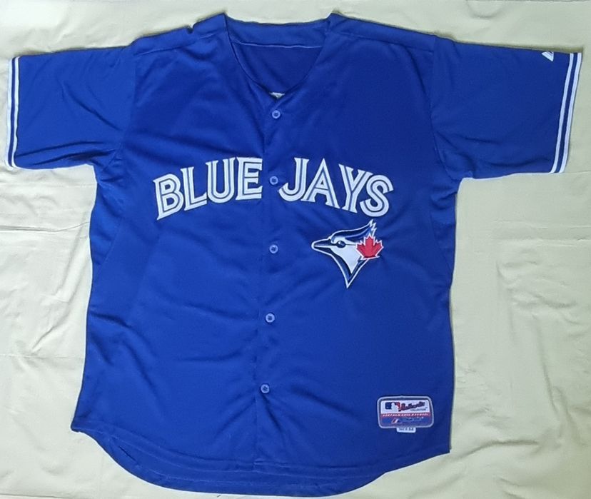 Tricou baseball autentic Jose Bautista Toronto Blue Jays Majestic