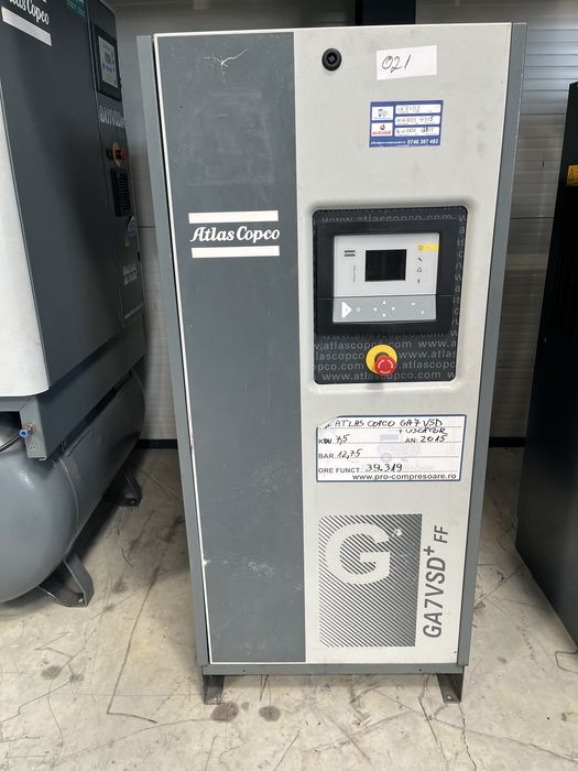 Compresor cu surub Atlas Copco 7,5 kw sh